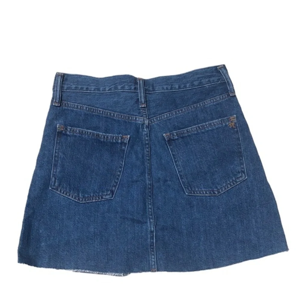 Madewell Denim A-Line Mini Skirt Blue Size 26